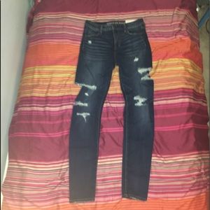 Ripped Stretchy Skinny Jeans